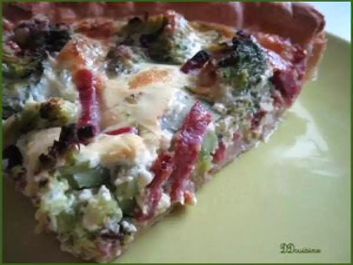 Tarte brocolis - canard - Comté - photo 5