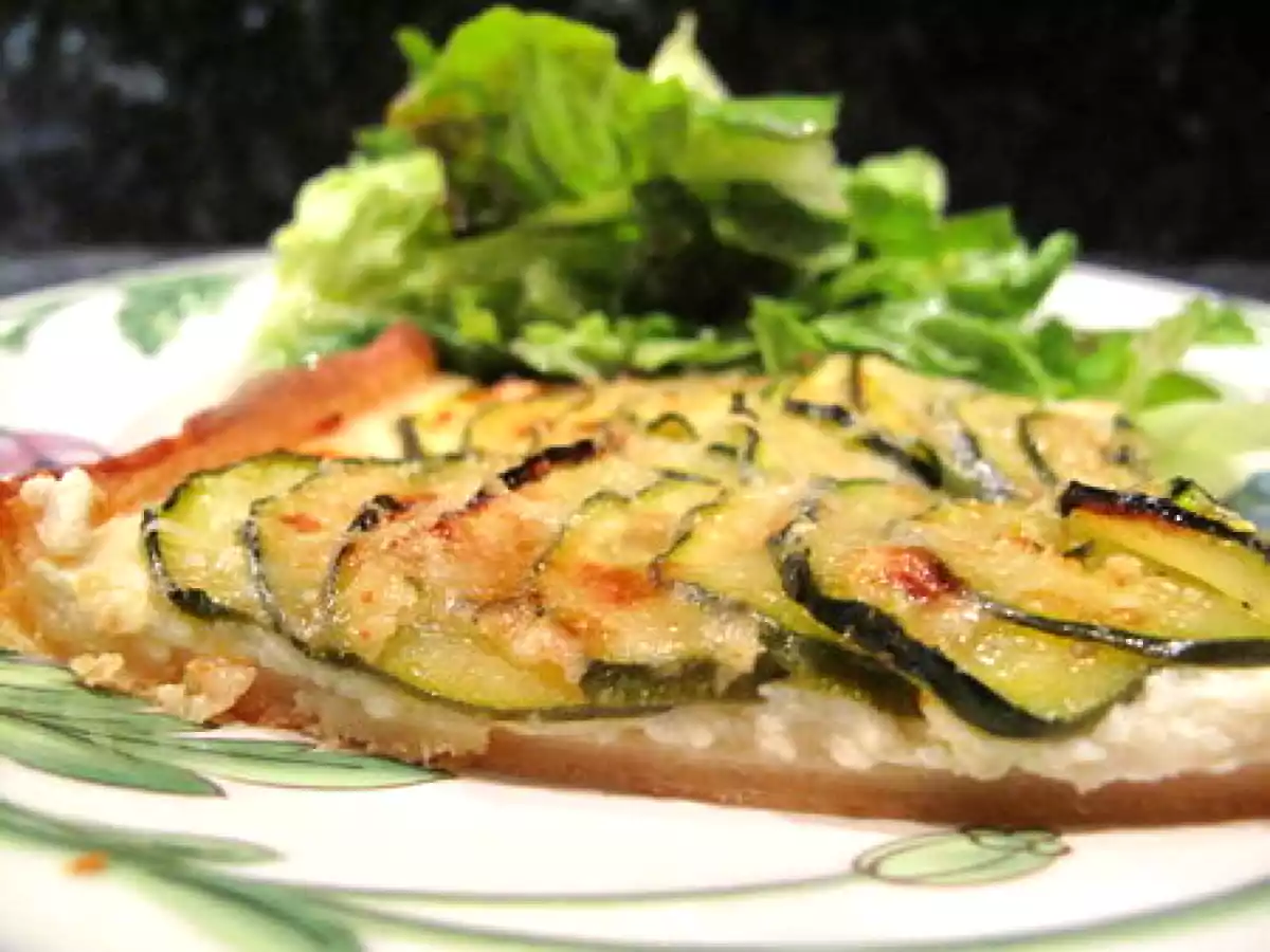 Tarte brousse-courgette-parmesan - photo 2