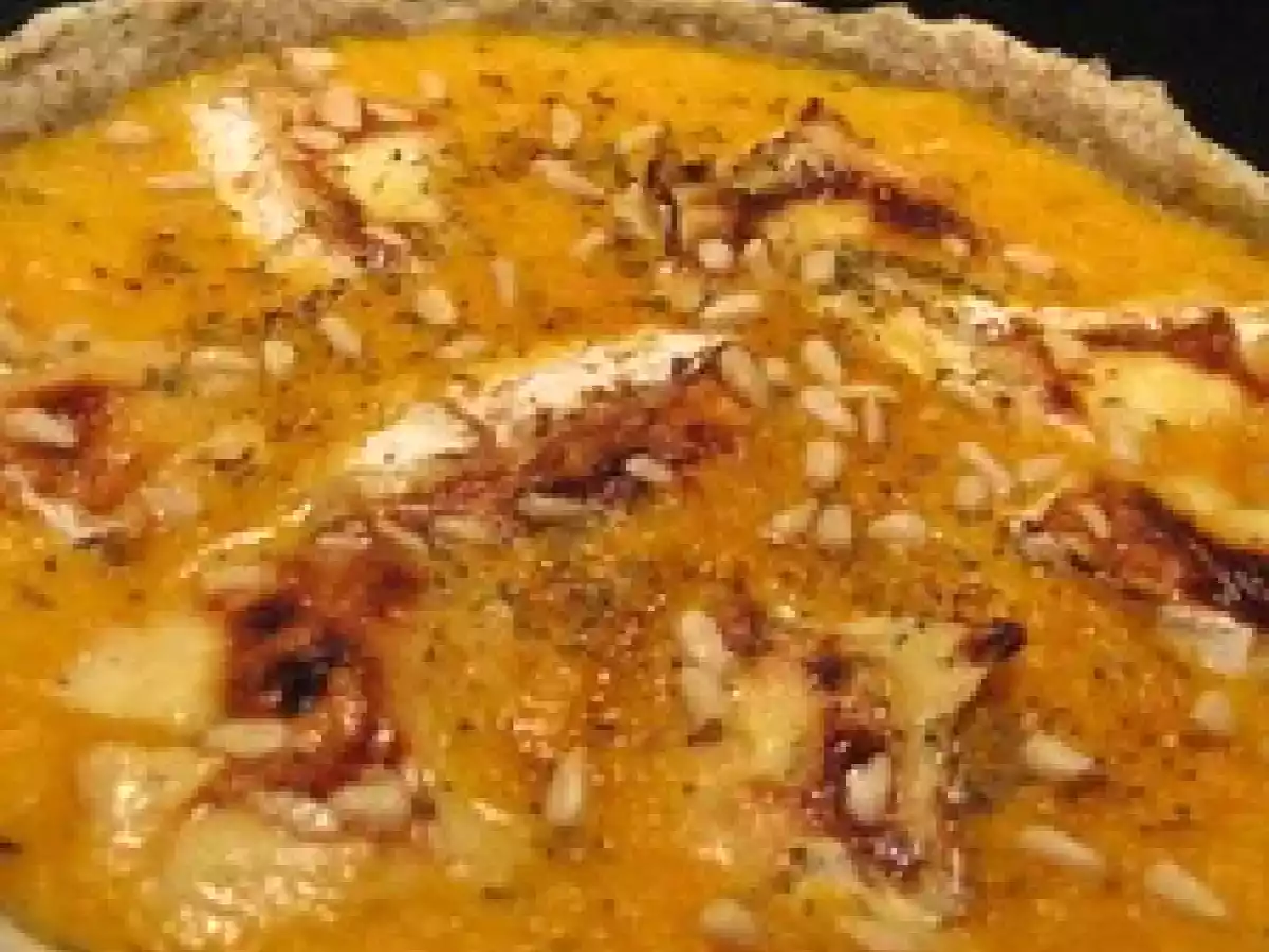 Tarte butternut, Chaource et miel... à la manière de Laurence Salomon!