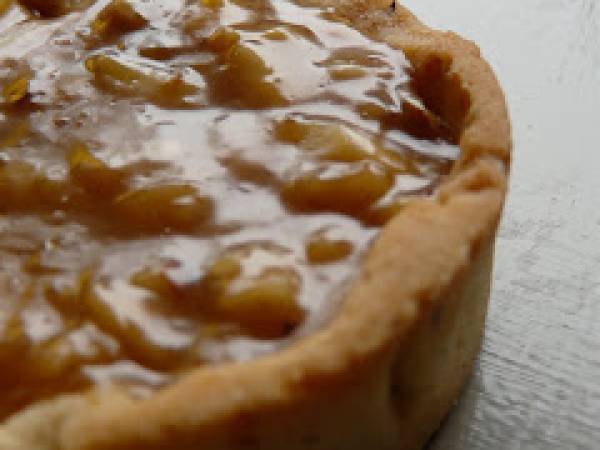 Tarte caramel fruits secs, nouvel essai de pâte à tarte sucrée