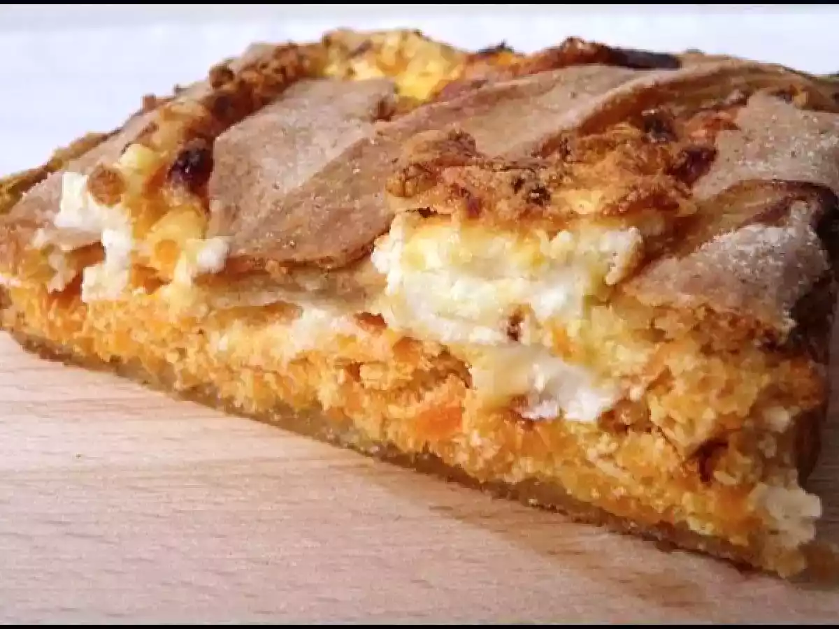 Tarte carotte potiron chèvre