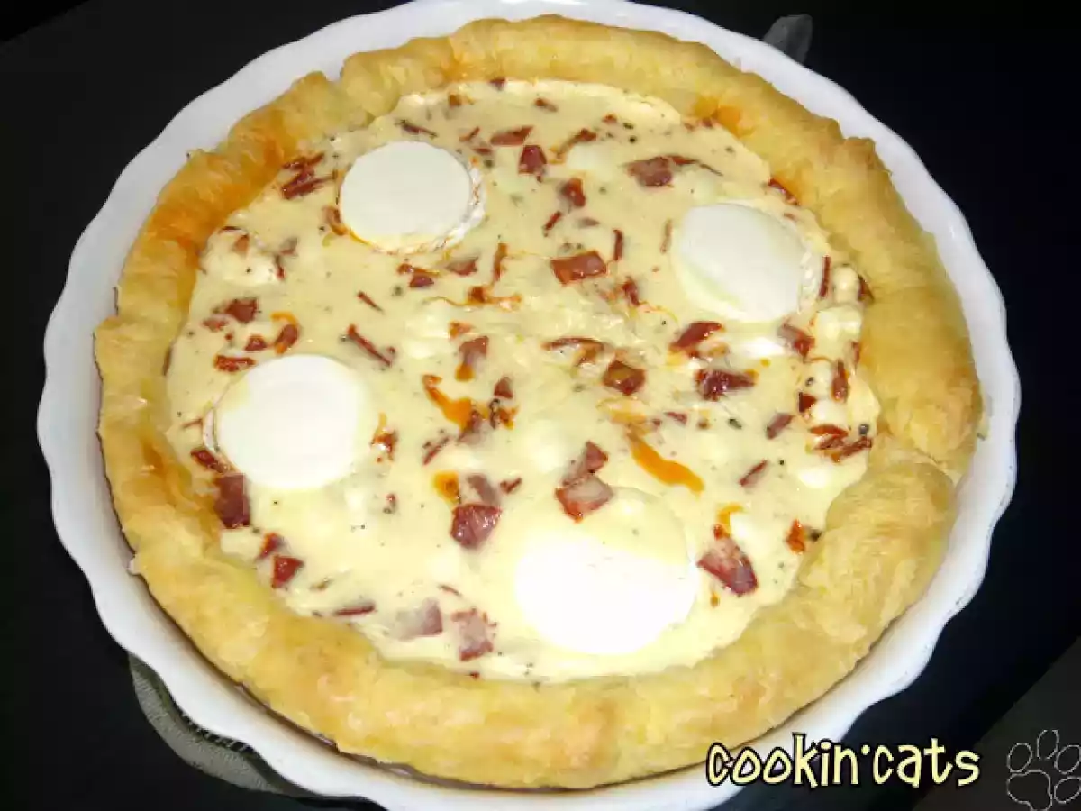 TARTE CHEVRE-CHORIZO