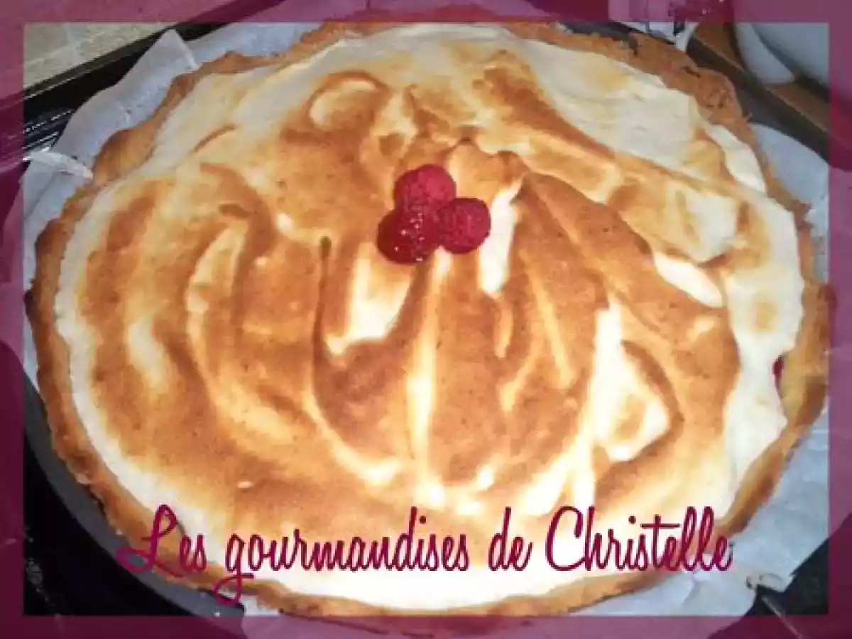 Tarte chiboust aux framboises