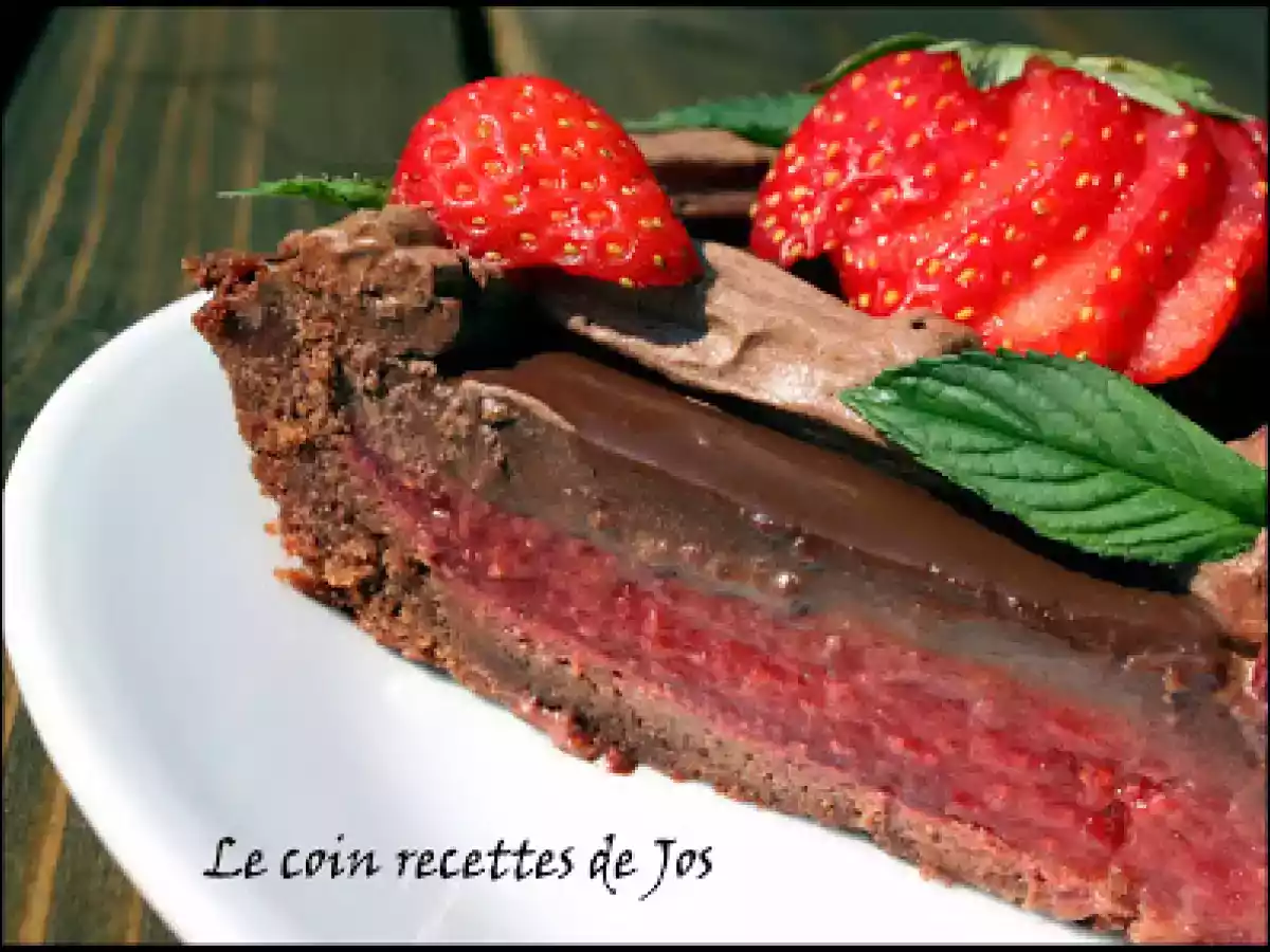 TARTE CHOCO-FRAISES