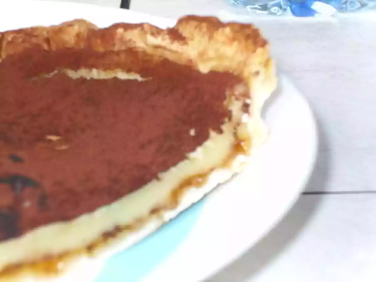 Tarte chocolat abricot