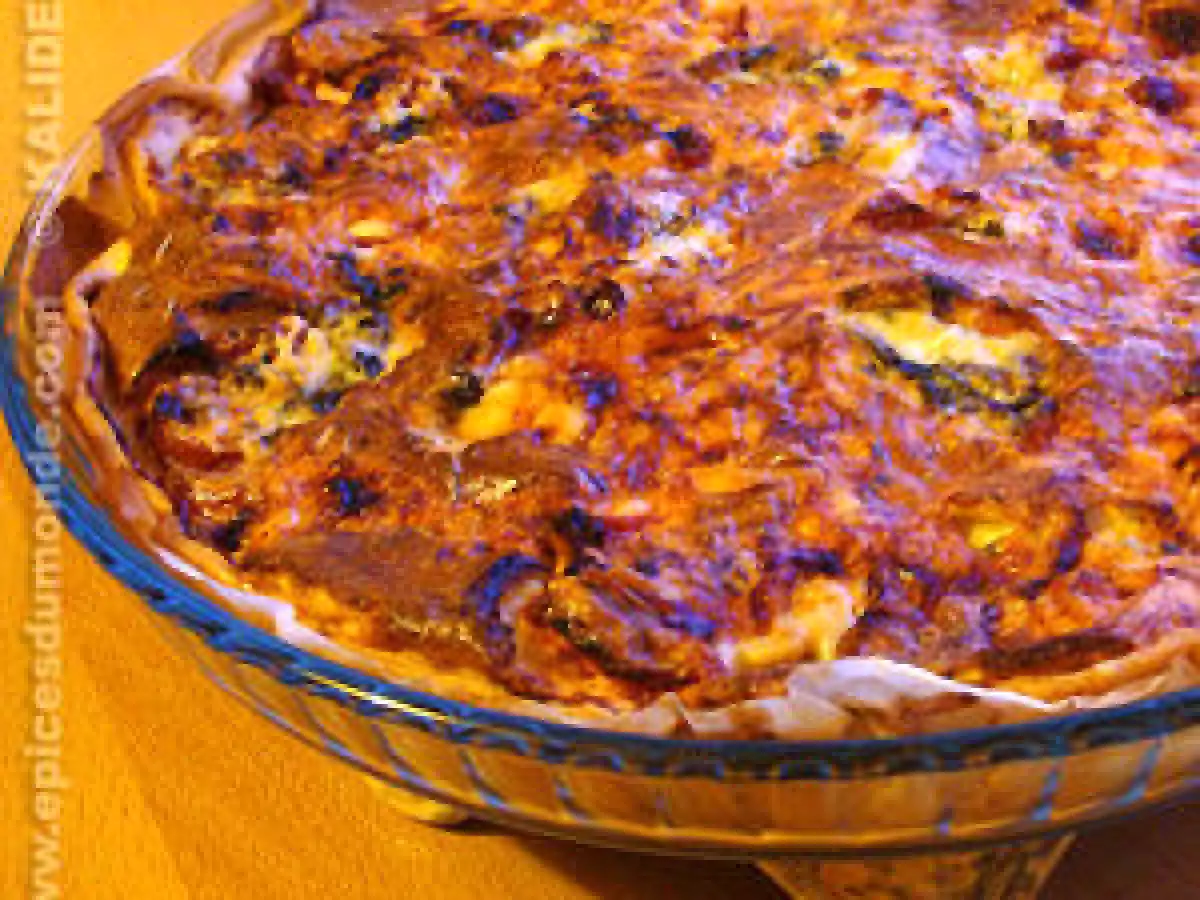 Tarte Chorizo Roquefort