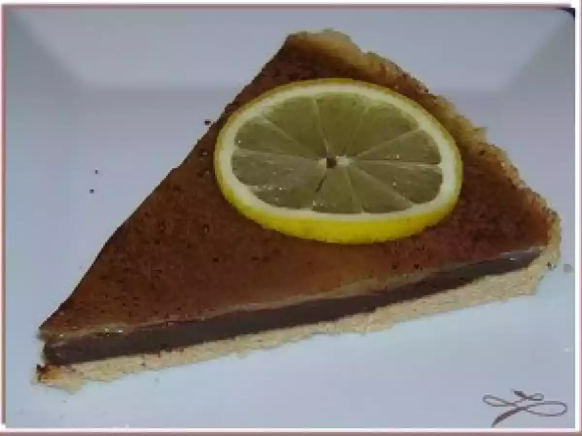 Tarte citron chocolat sans four chez GAL et la recette de la crème au citron unique