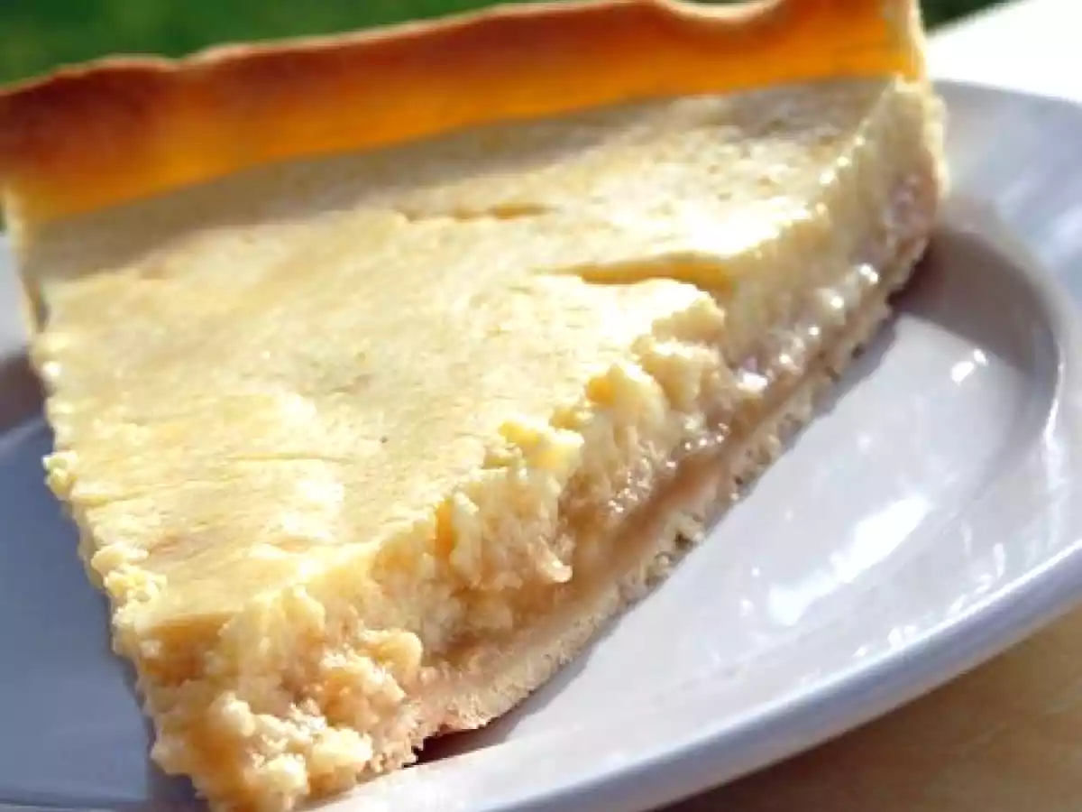 Tarte compote de pommes & fromage blanc aux agrumes