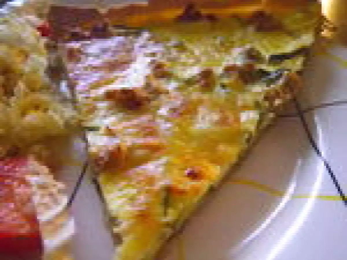 Tarte courgette andouillette