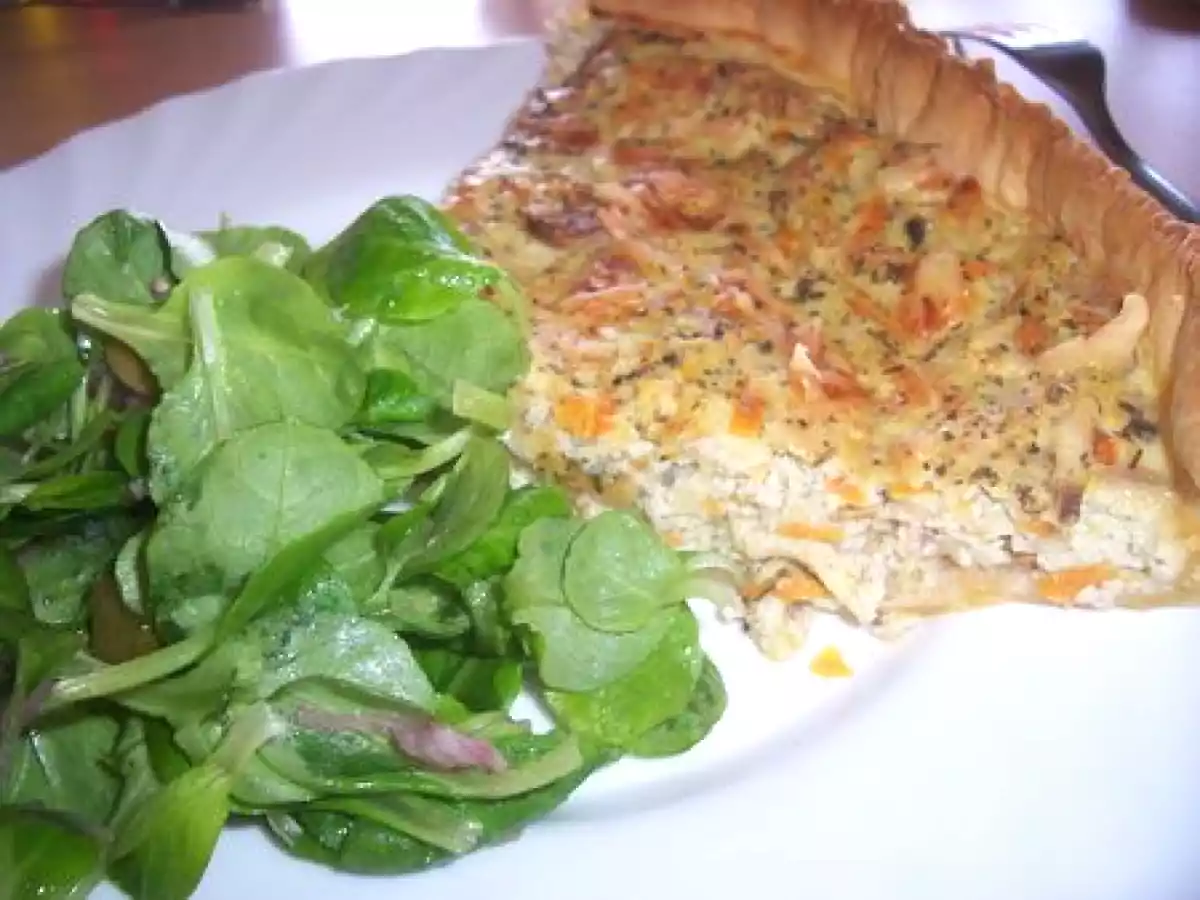 Tarte courgette - carotte