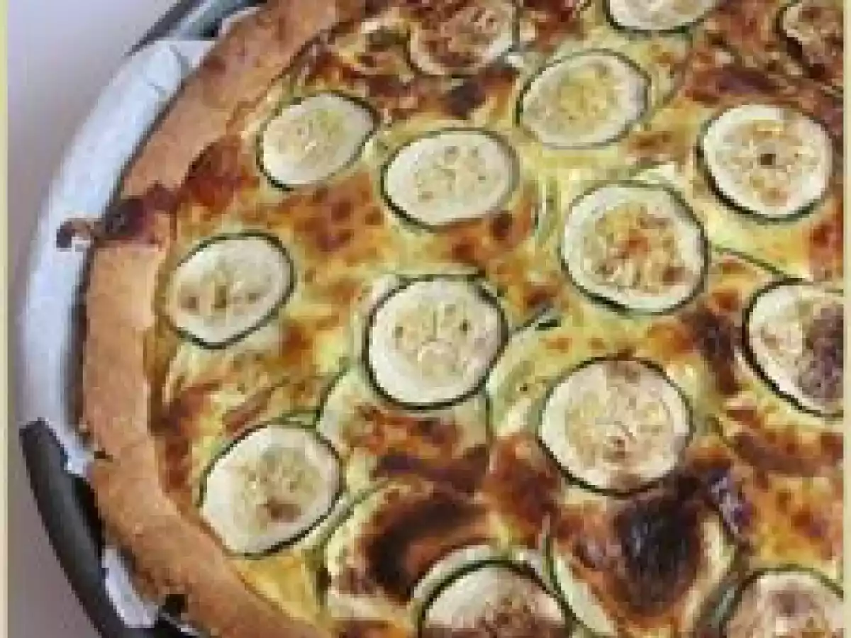 Tarte courgette - chèvre - ricotta