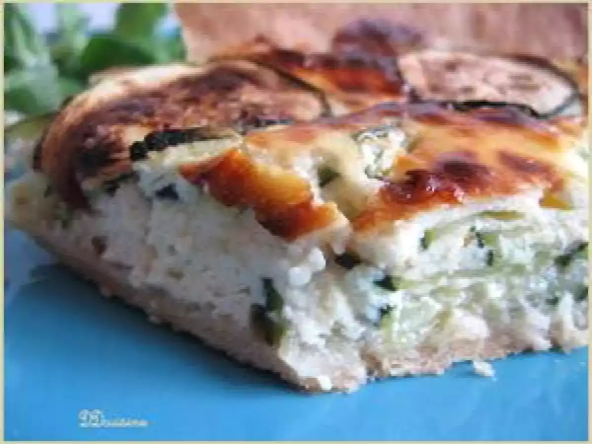 Tarte courgette - chèvre - ricotta - photo 3