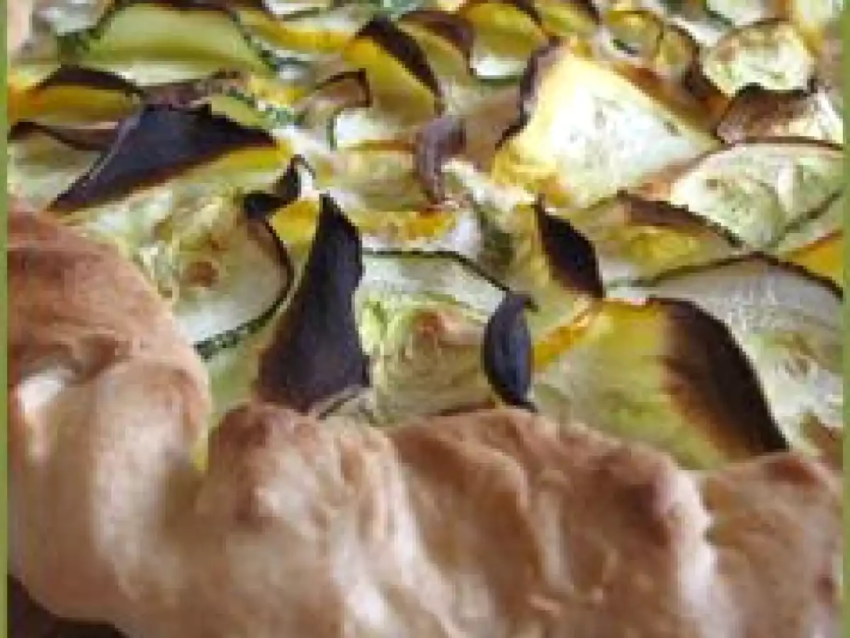 Tarte courgette - ricotta - parmesan
