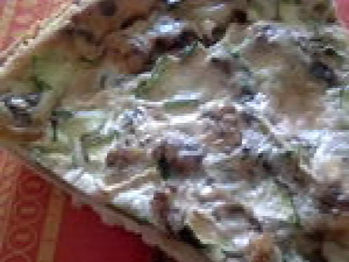 Tarte courgettes, bleu, noix - photo 2