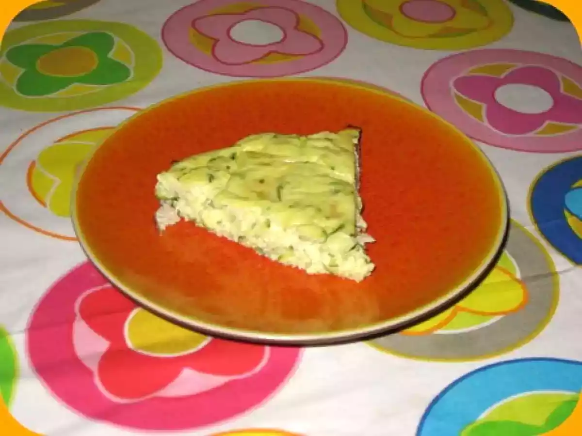 Tarte courgettes, jambon, ricotta