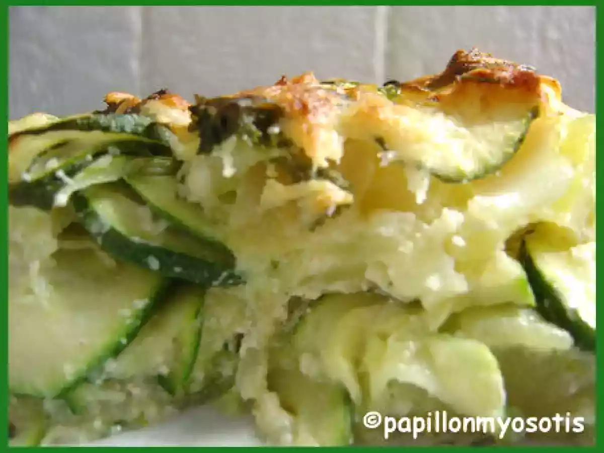 TARTE COURGETTES & POMMES DE TERRE