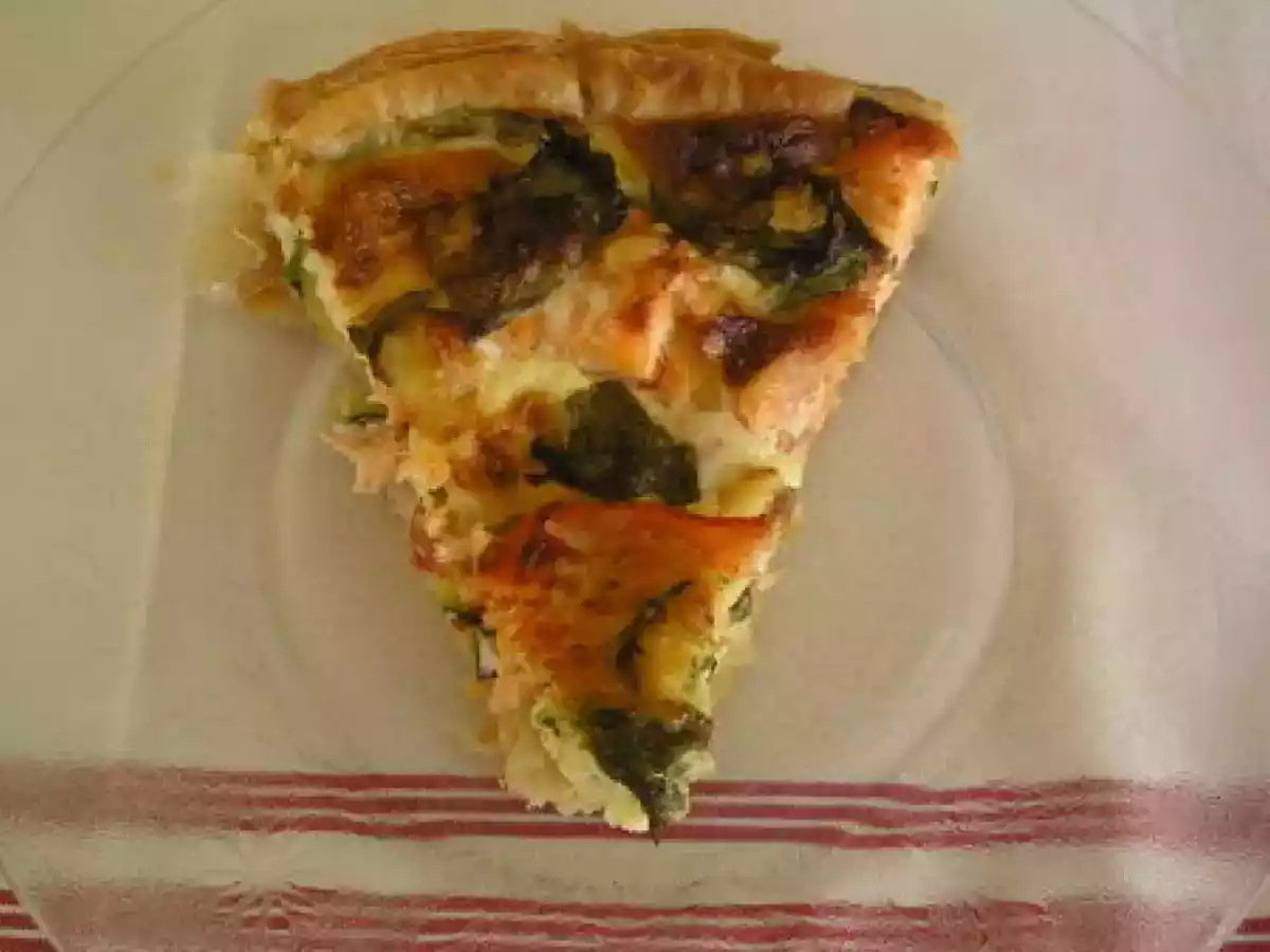 Tarte courgettes saumon et oseille et mascarpone - photo 2