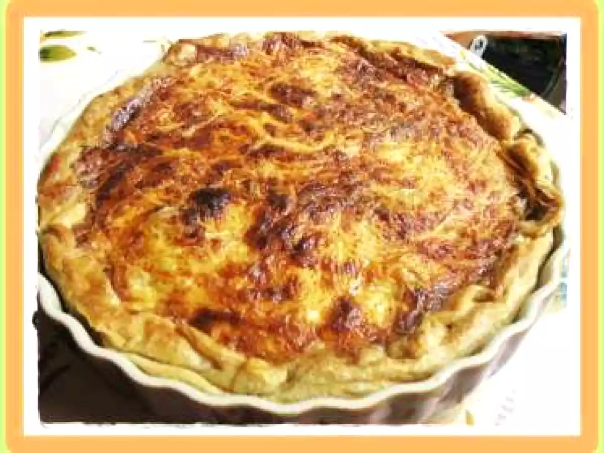 Tarte Courgettes, saumon fumé et fève Tonka