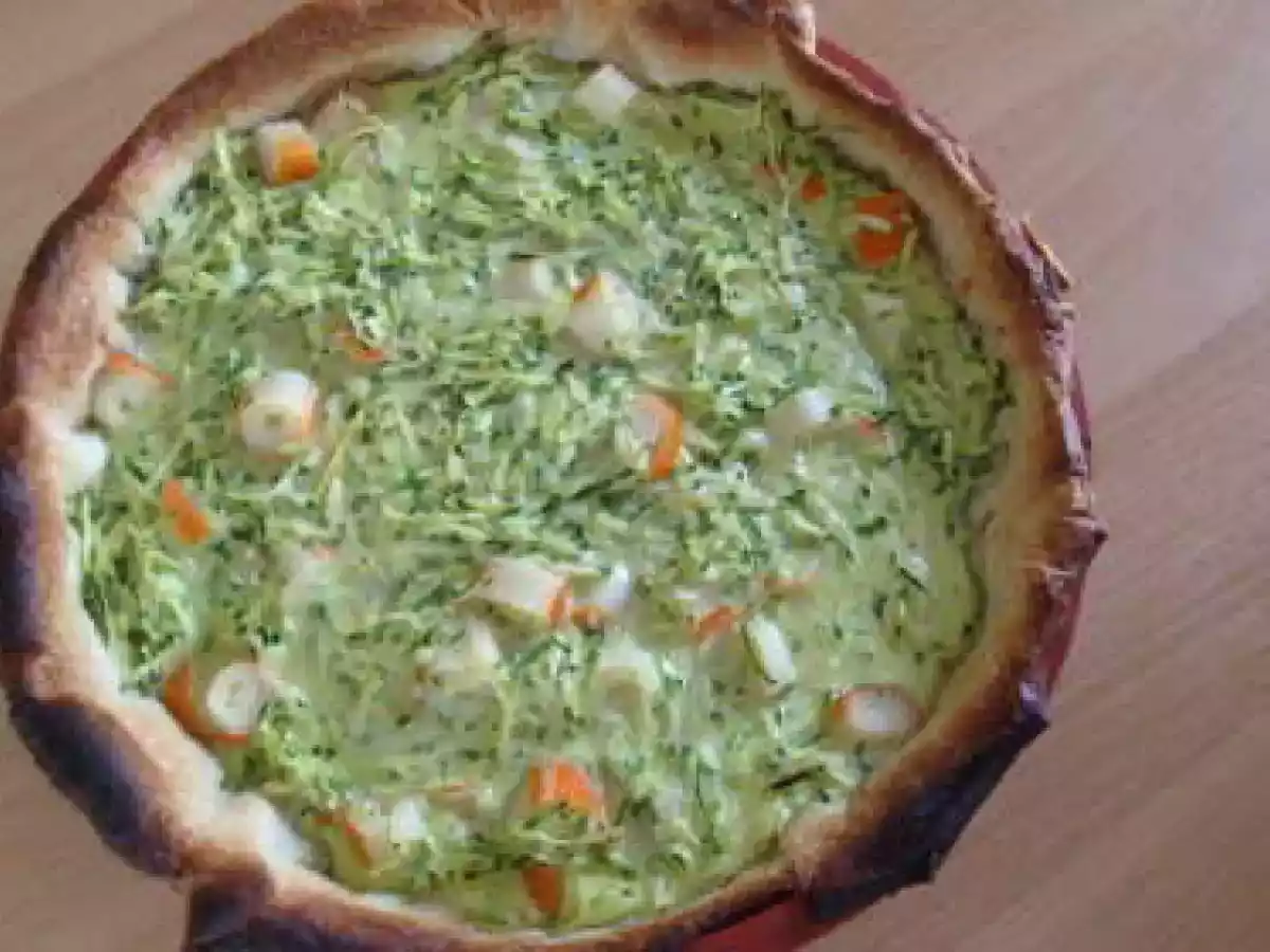 Tarte courgettes surimi