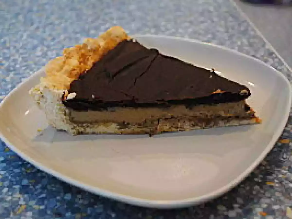 TARTE CREME DE CAFE ET CHOCOLAT