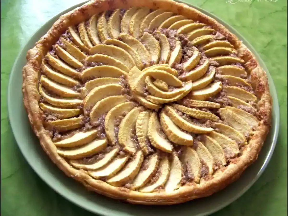 Tarte crème de noix et pommes - photo 2