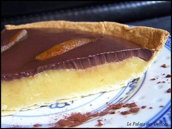 Tarte crémeuse à l'orange et au chocolat - photo 2