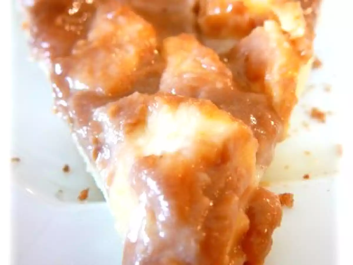 ~ Tarte crémeuse aux pommes et aux carambars
