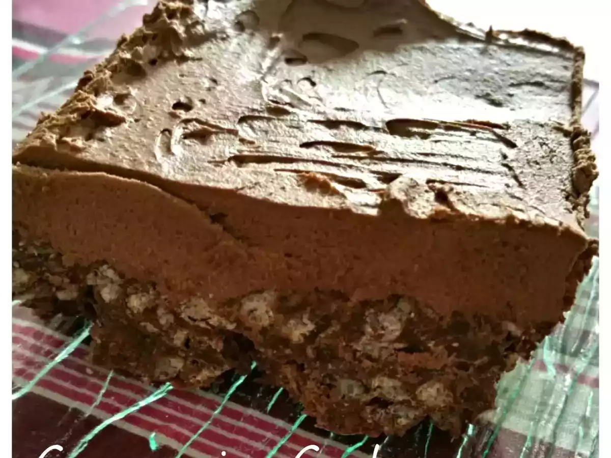 Tarte croquante aux chocolats