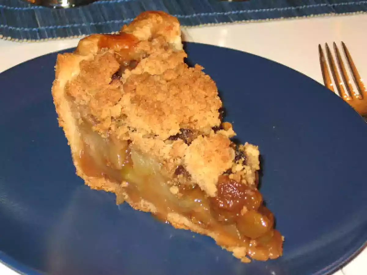 Tarte-Croustade aux pommes et raisins