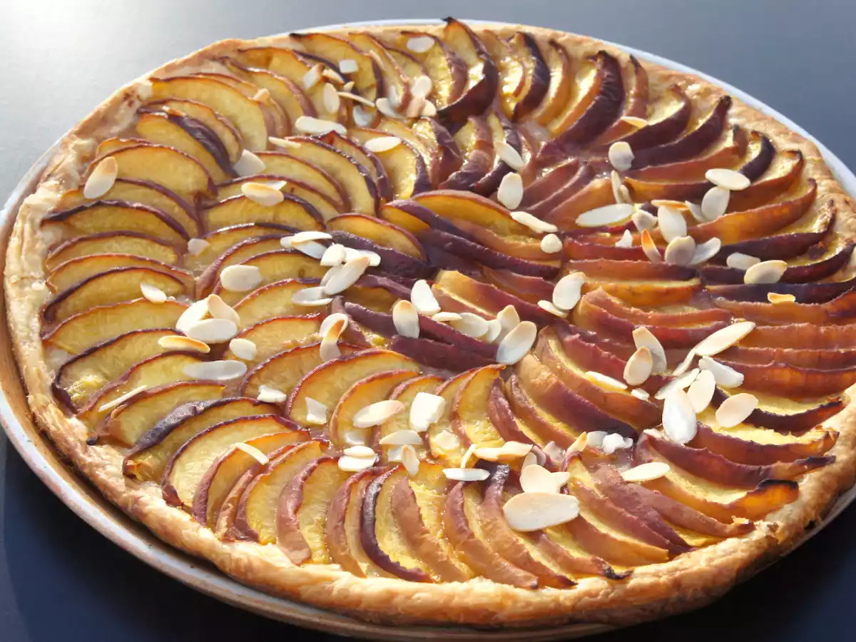 Tarte croustillante aux nectarines - photo 3
