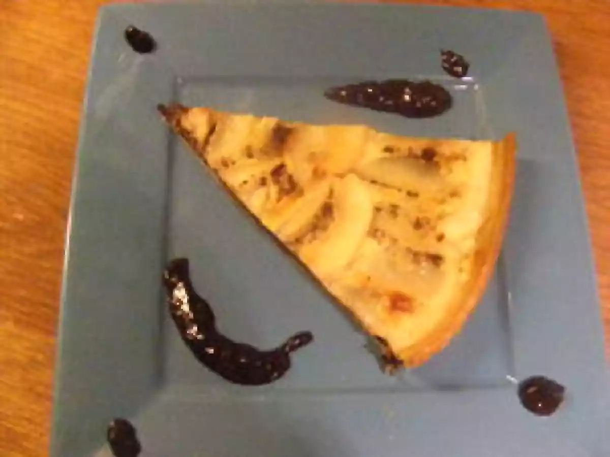 TARTE CROUSTILLANTE POIRES-CHOCOLAT - photo 2