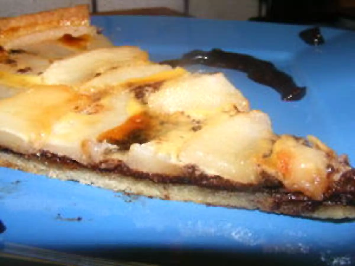 TARTE CROUSTILLANTE POIRES-CHOCOLAT - photo 3