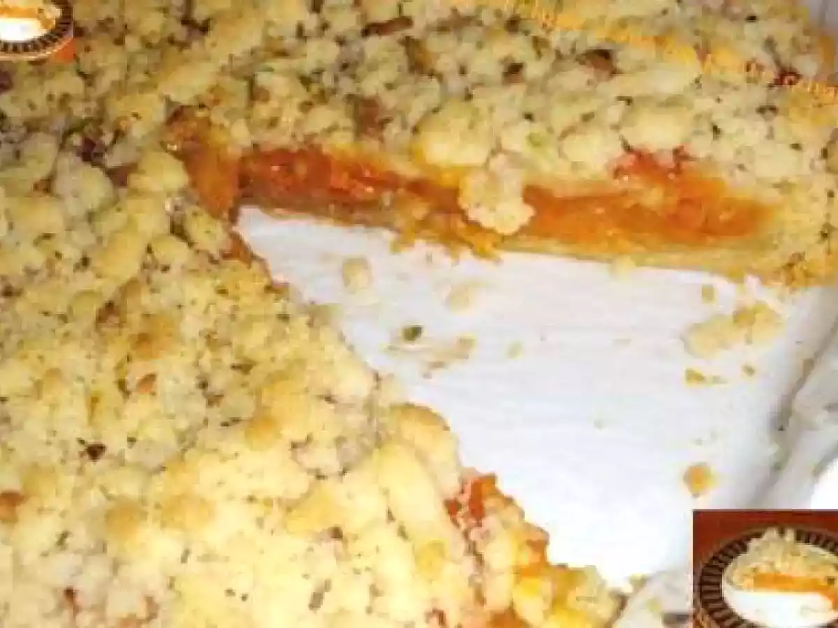 Tarte crumble aux abricots