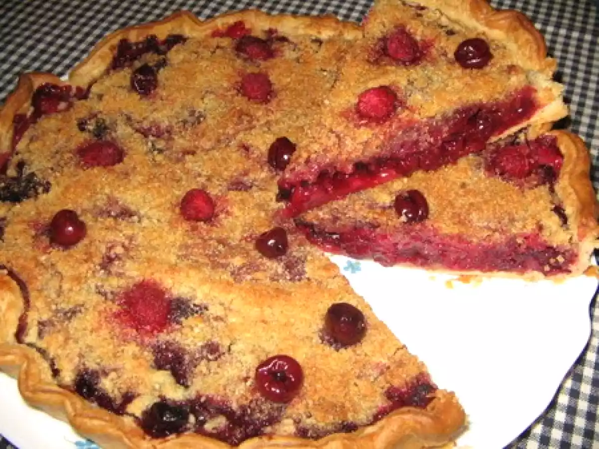 Tarte crumble aux fruits rouges - photo 2