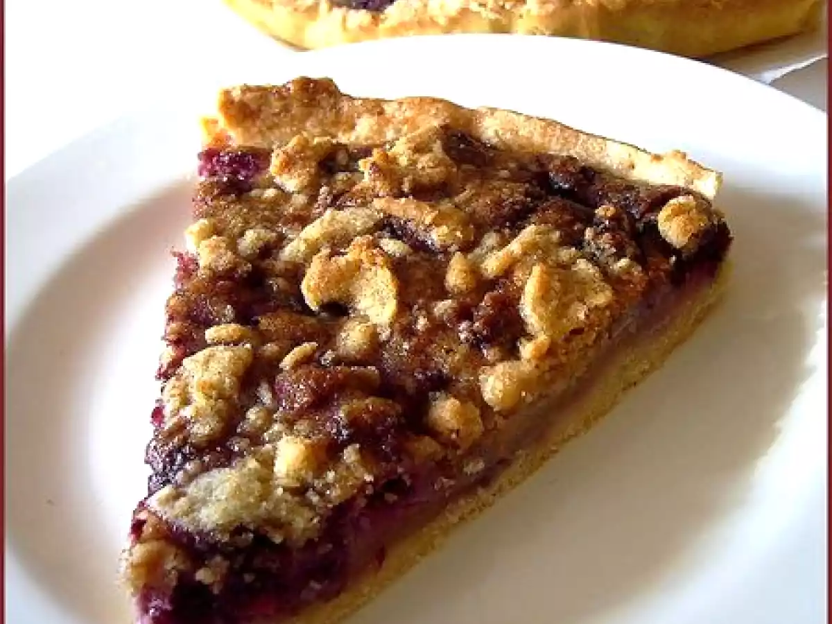Tarte crumble aux mûres