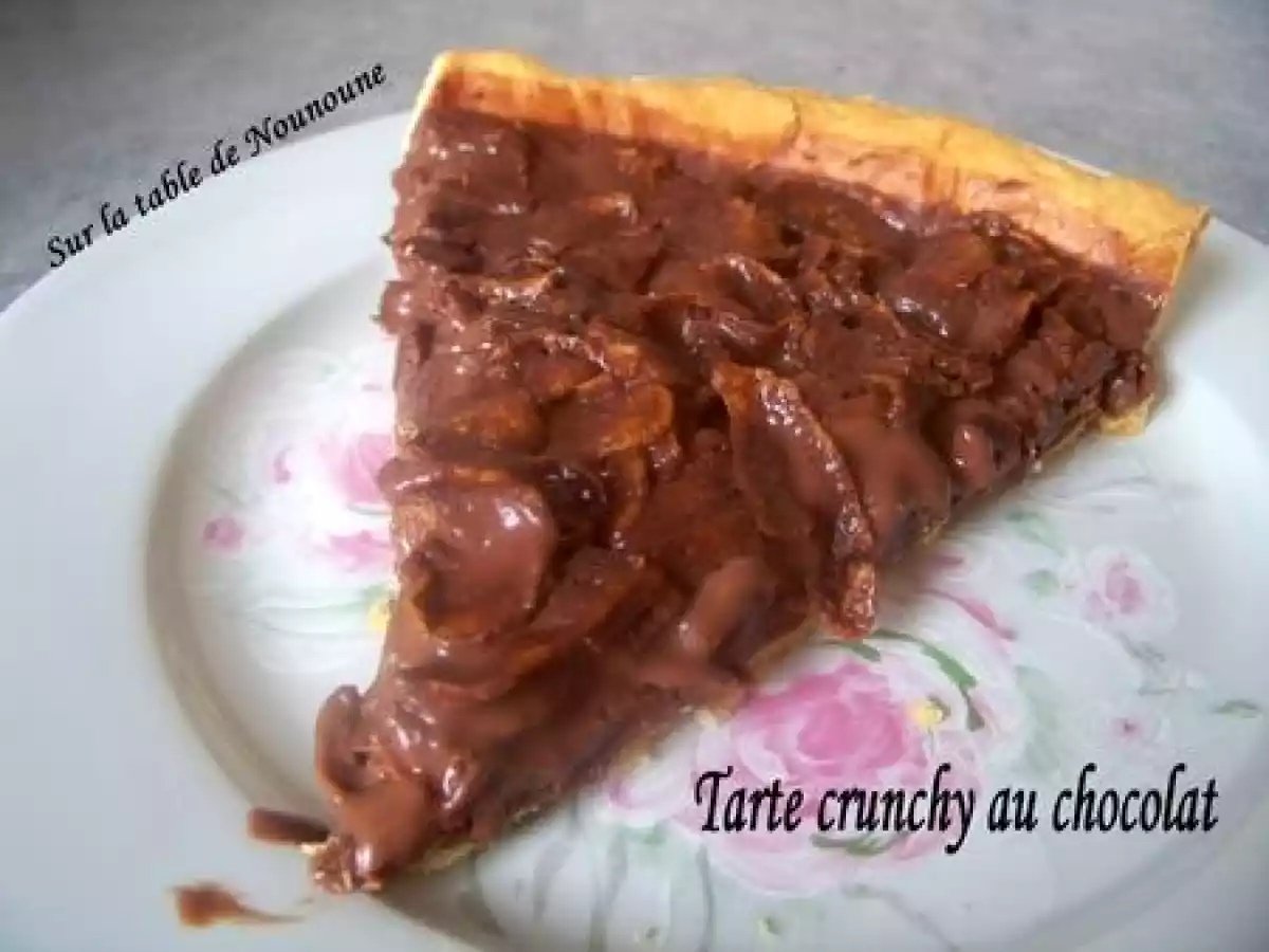 Tarte crunchy au chocolat - photo 2