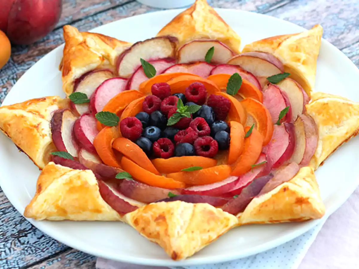 Tarte étoile aux fruits