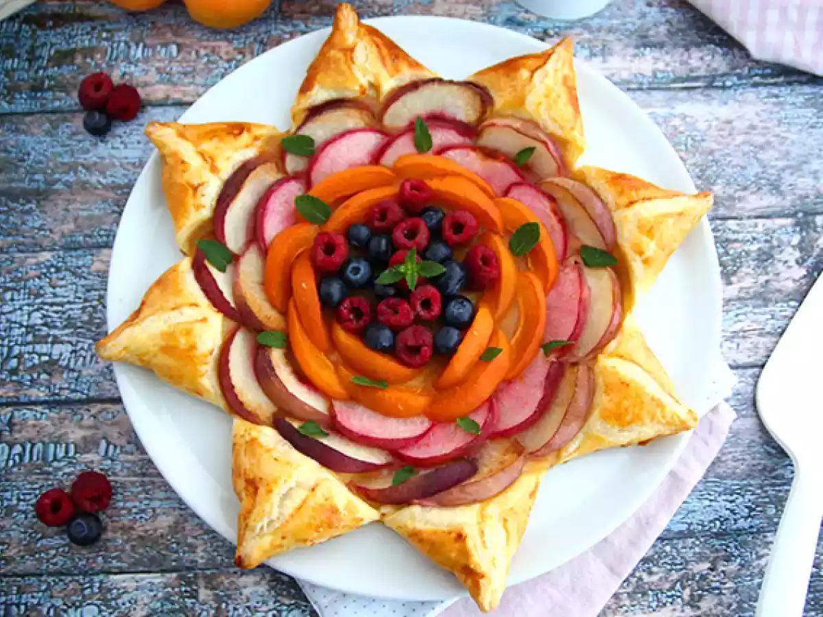 Tarte étoile aux fruits - photo 4