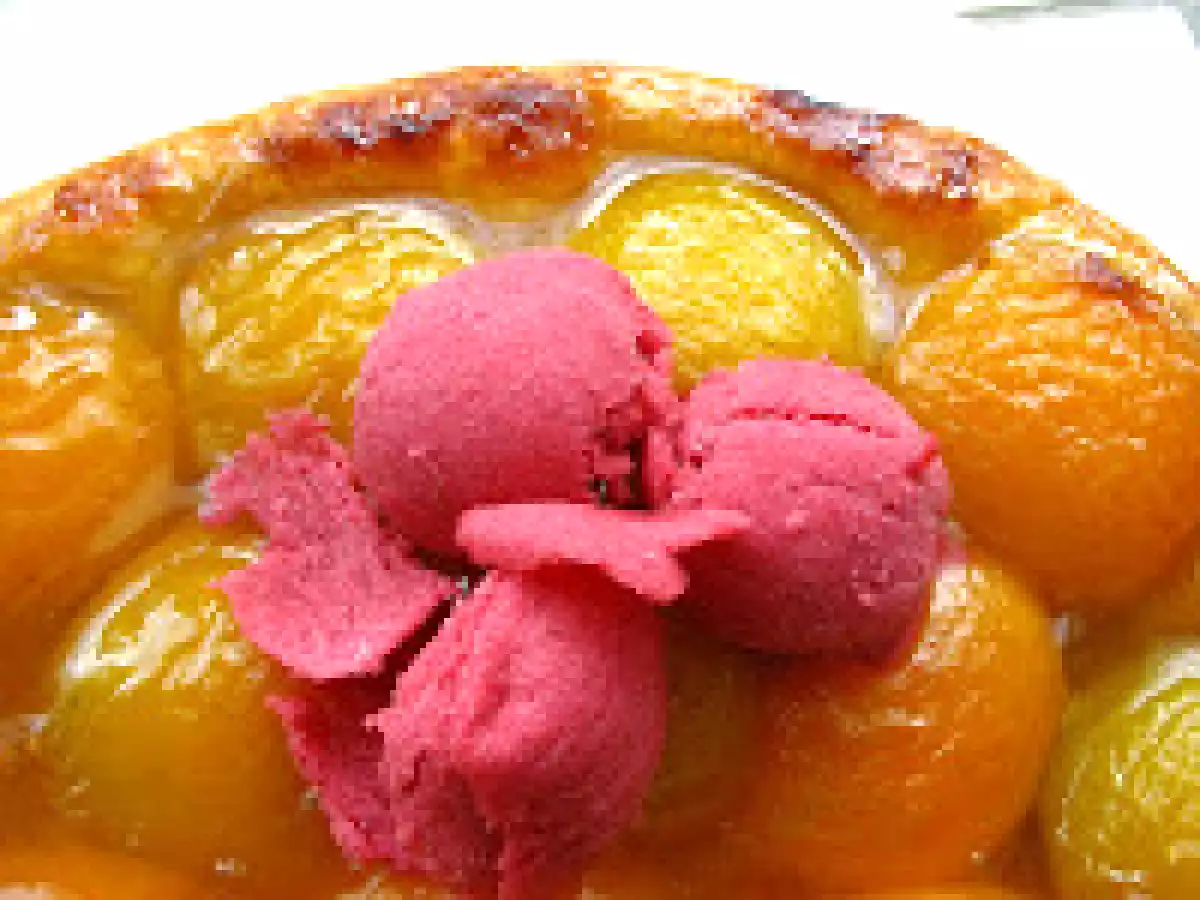 Tarte express aux abricots