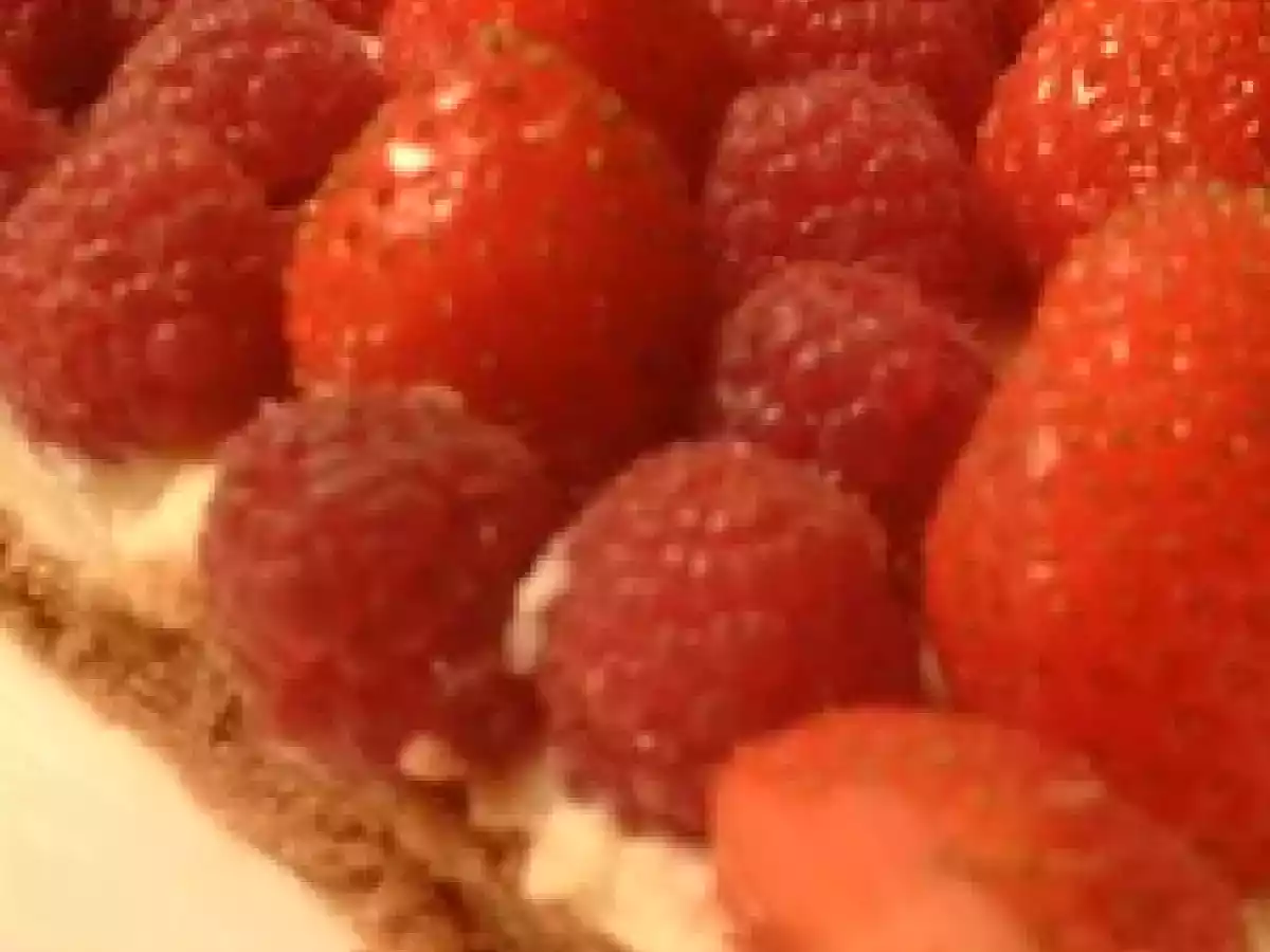 Tarte Express Fraises-Framboises au Mascarpone - photo 4