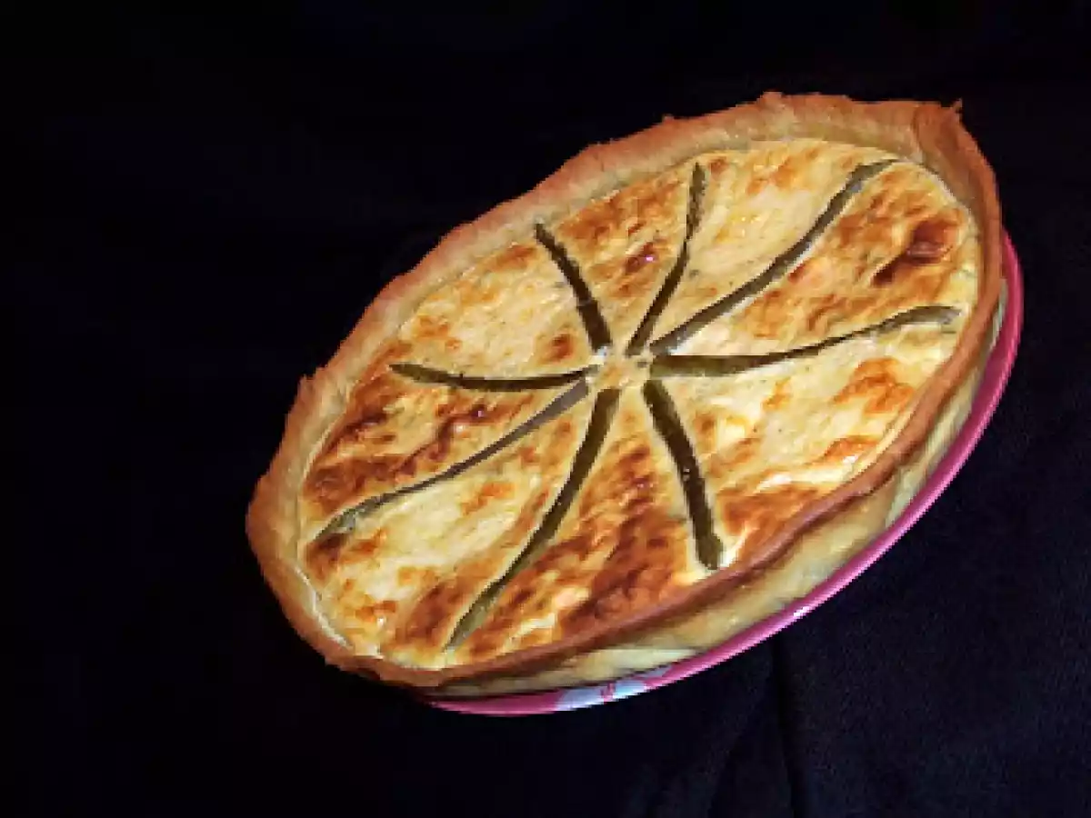 Tarte extra légère saumon & asperges