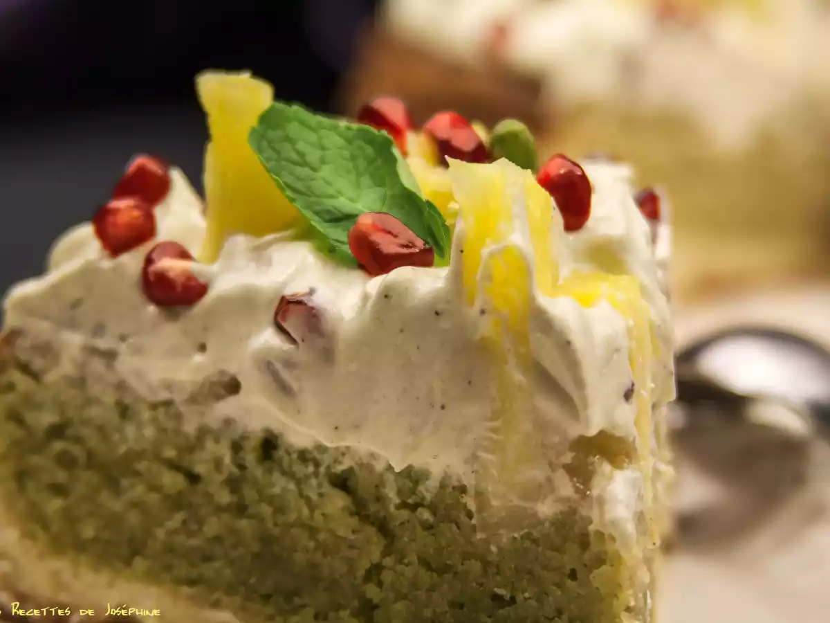 Tarte façon Fantastik à la pistache