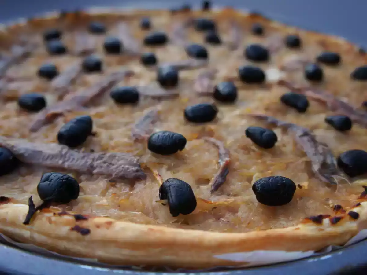 Tarte façon pissaladière