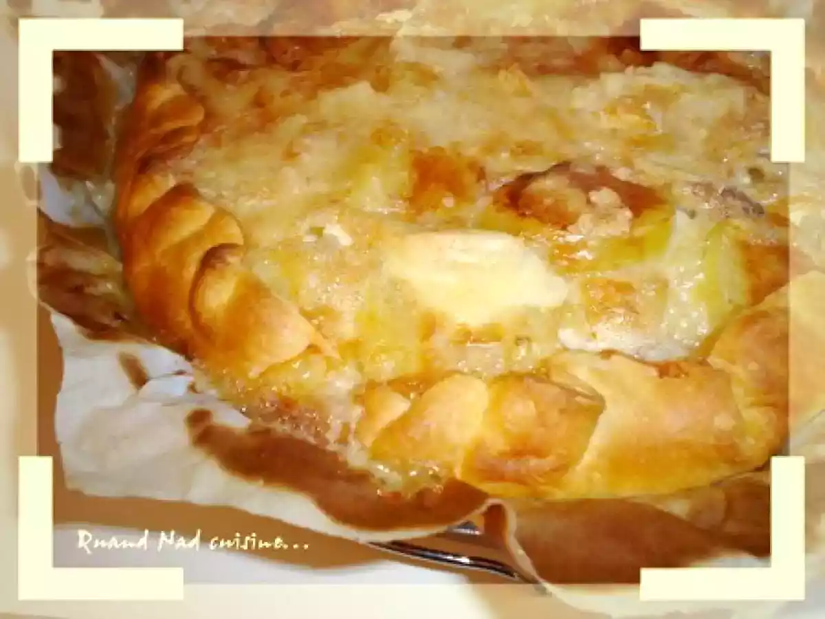 Tarte feuilletée au Mont d'Or... plus franc-comtoise, y a pas!