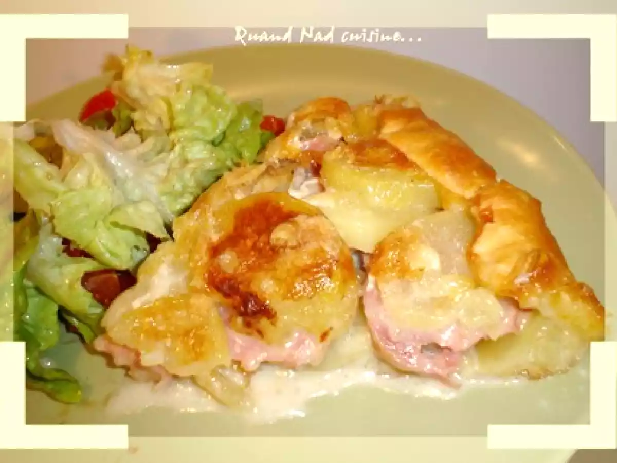 Tarte feuilletée au Mont d'Or... plus franc-comtoise, y a pas! - photo 2