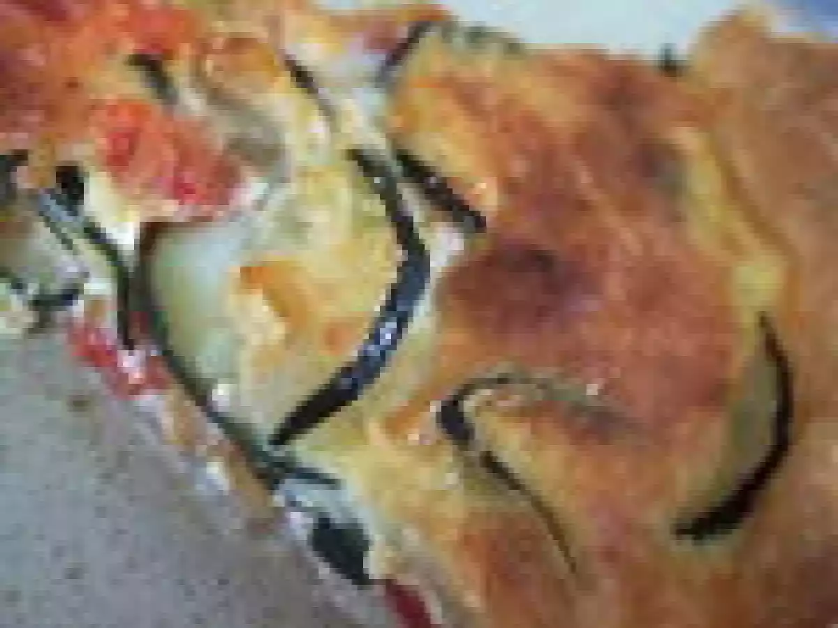 Tarte feuilletée aux courgettes, tomates et basilic - photo 3