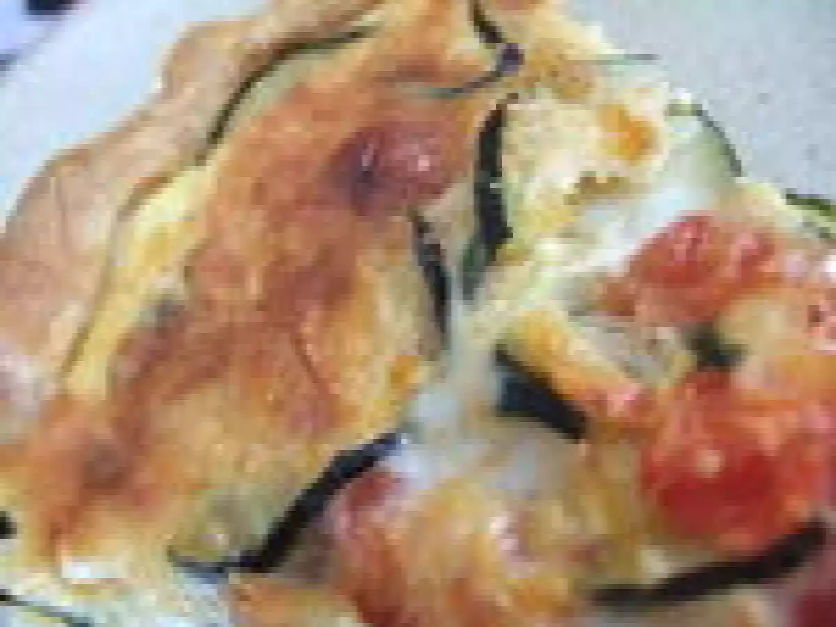 Tarte feuilletée aux courgettes, tomates et basilic - photo 4