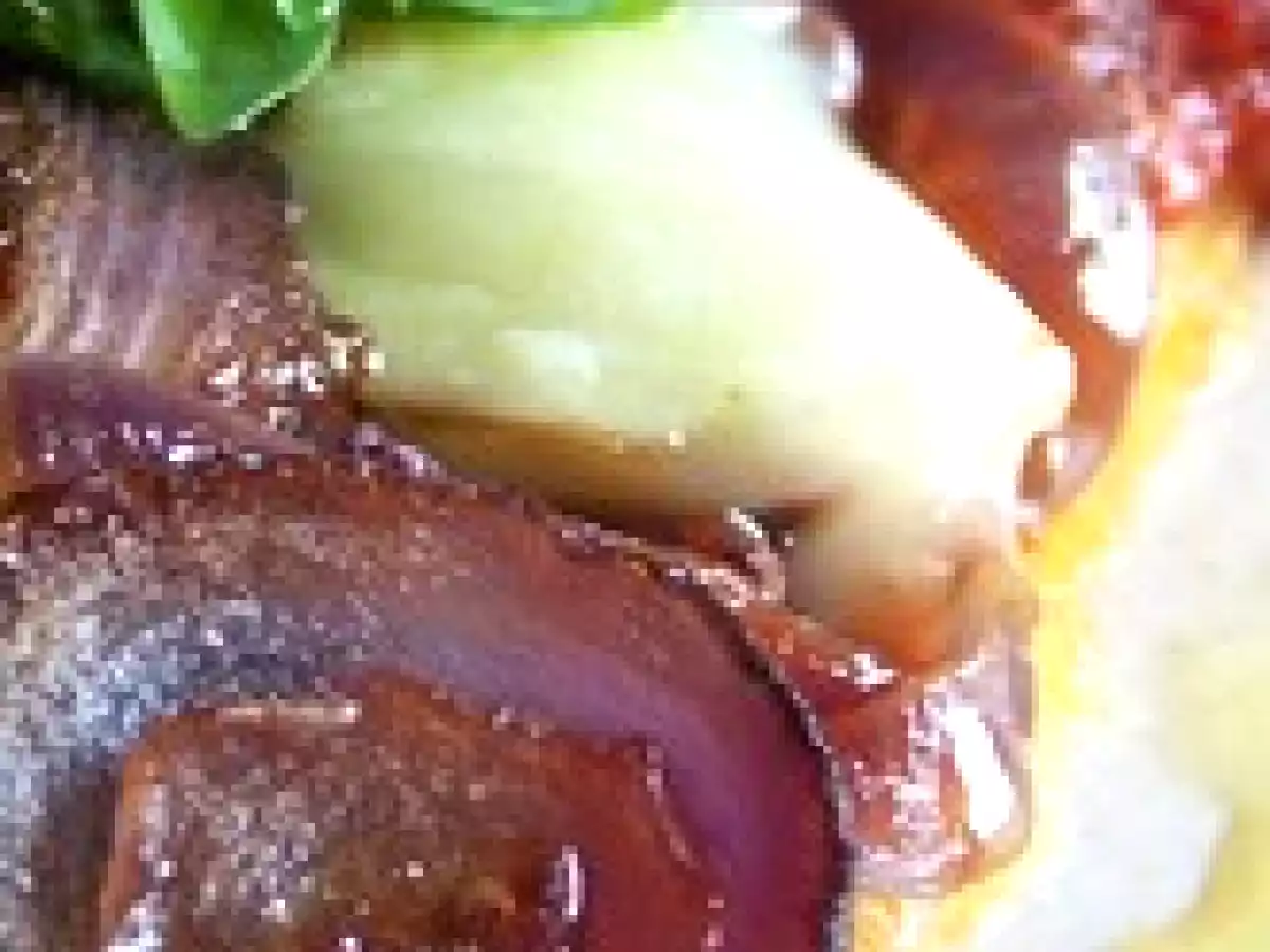 Tarte feuilletée aux oignons rouges & Cabécou - photo 2