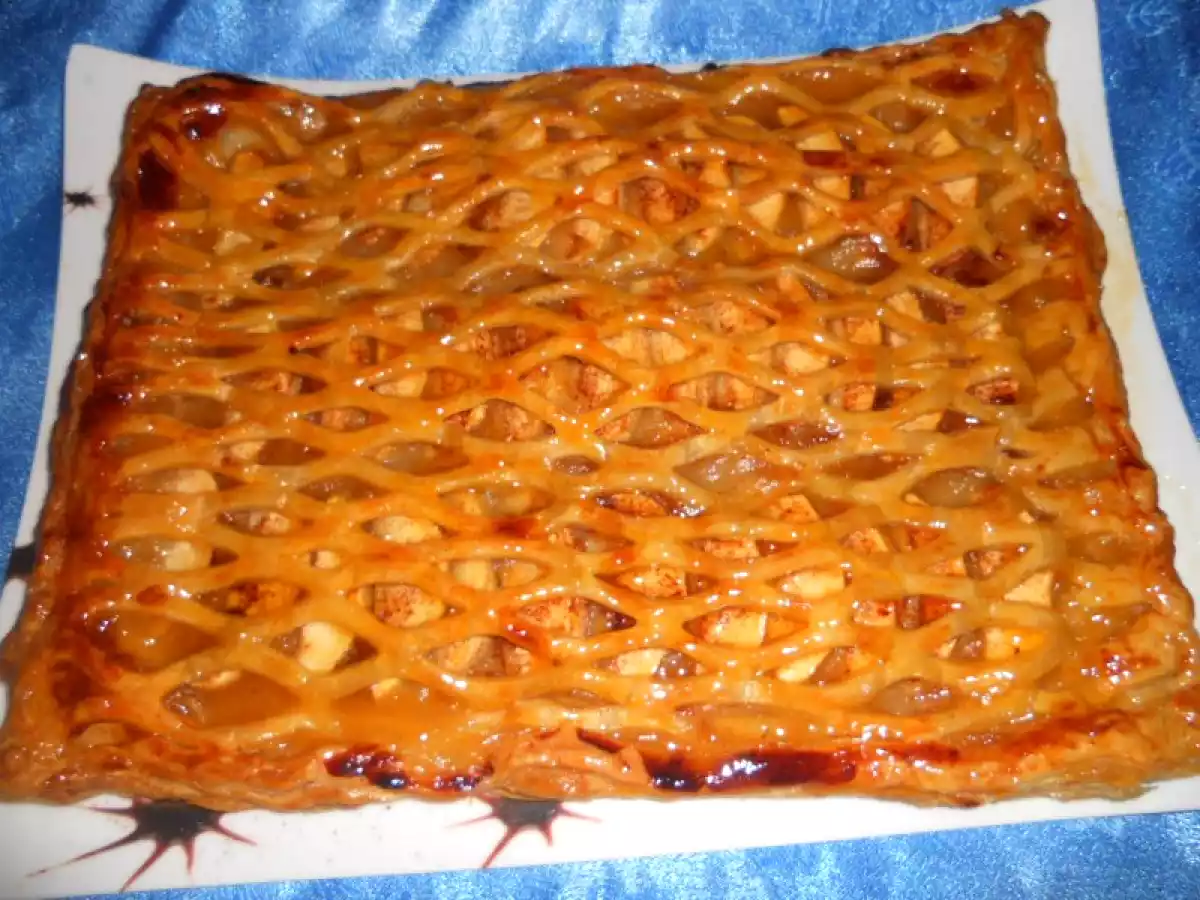 Tarte feuilletée aux pommes