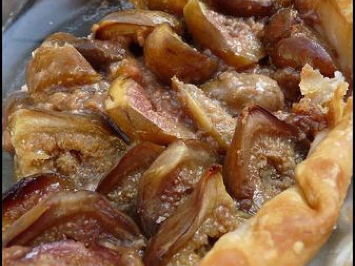 Tarte figue/ speculoos